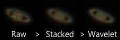 by processing the raw images