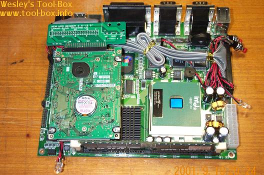 The MSC-740B with the Fujitsu Hard Disk