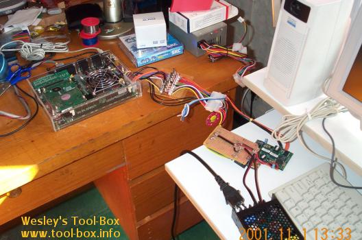 Initial testing of the newly created power supply
