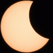 Animation of the solar eclipse on May 21, 2012